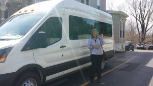Tammy and van